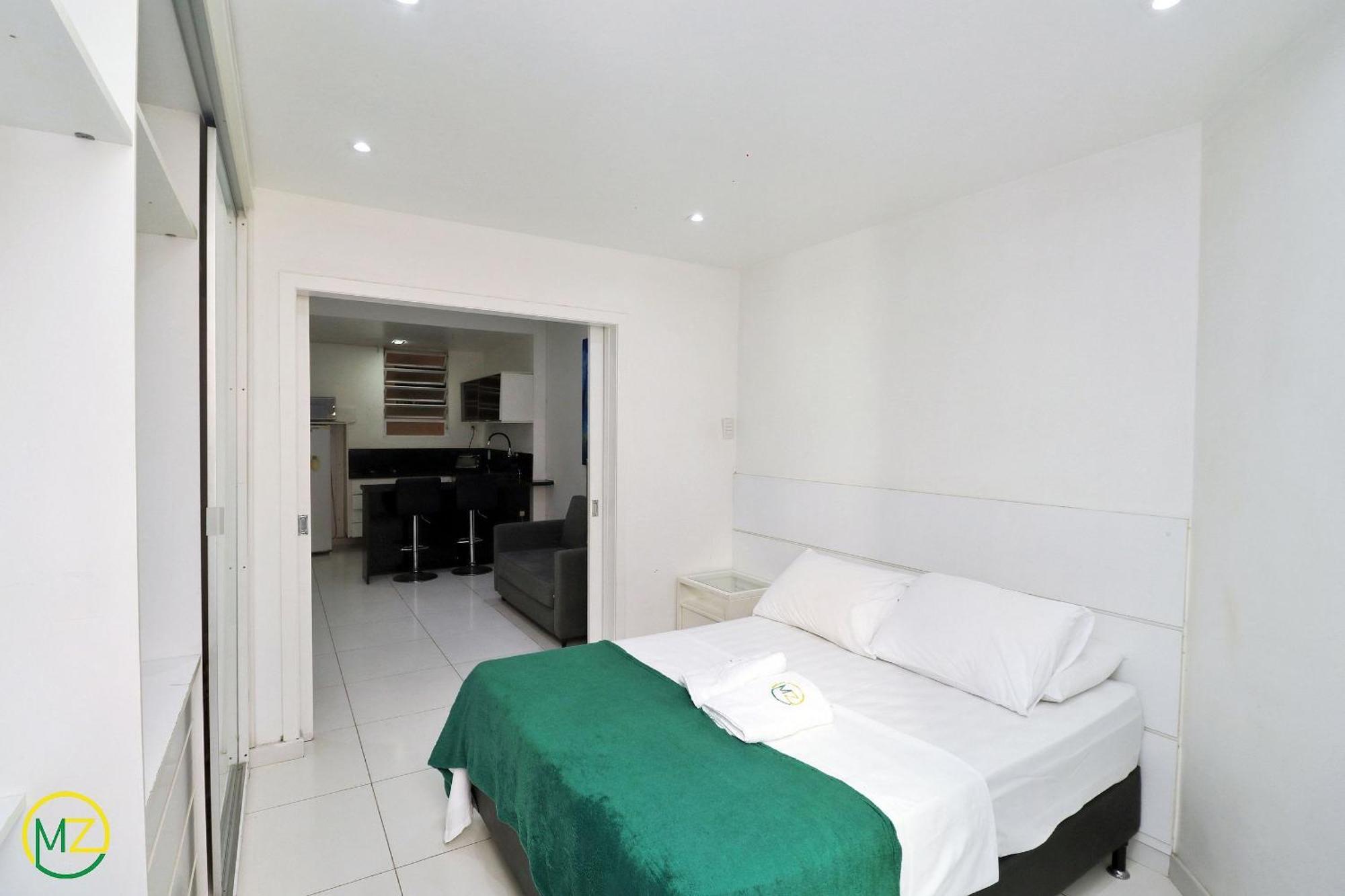 Studio Com Vista Lateral Para O Mar Em Copacabana Rio de Janeiro Luaran gambar