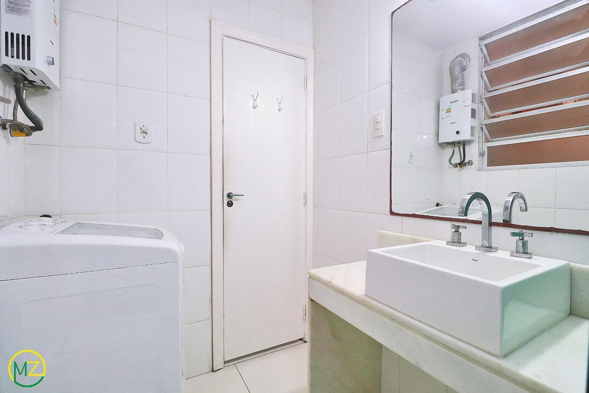 Studio Com Vista Lateral Para O Mar Em Copacabana Rio de Janeiro Luaran gambar