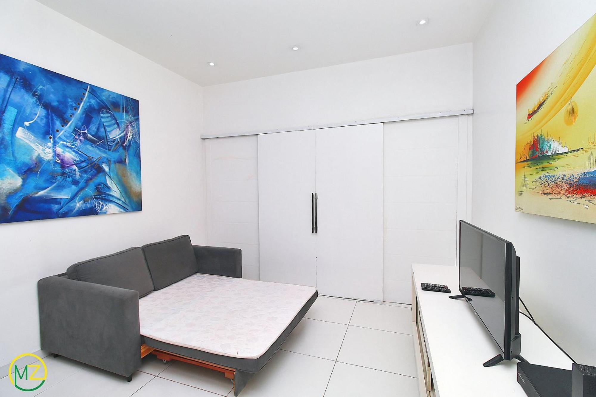 Studio Com Vista Lateral Para O Mar Em Copacabana Rio de Janeiro Luaran gambar