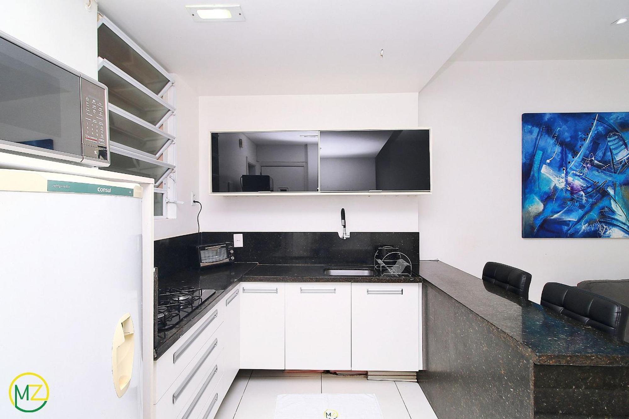 Studio Com Vista Lateral Para O Mar Em Copacabana Rio de Janeiro Luaran gambar